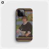 Portrait of a girl - vierka gaceková - アーノルド ピーター ワイズ クビンチャン Phone Case.