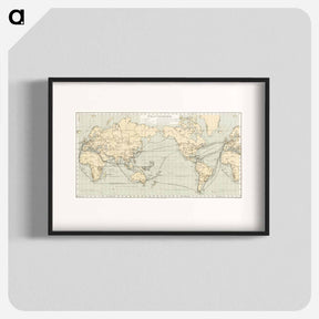 アートポスター-Geographical-Statistical World Lexicon
 - 大英図書館 Poster.