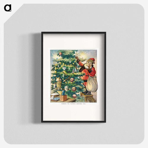 フィリピン人のクリスマスツリーの飾り付け - クリスマス Poster.