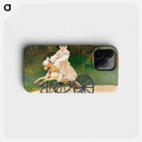 Jean Monet on His Hobby Horse - クロード モネ Phone Case.