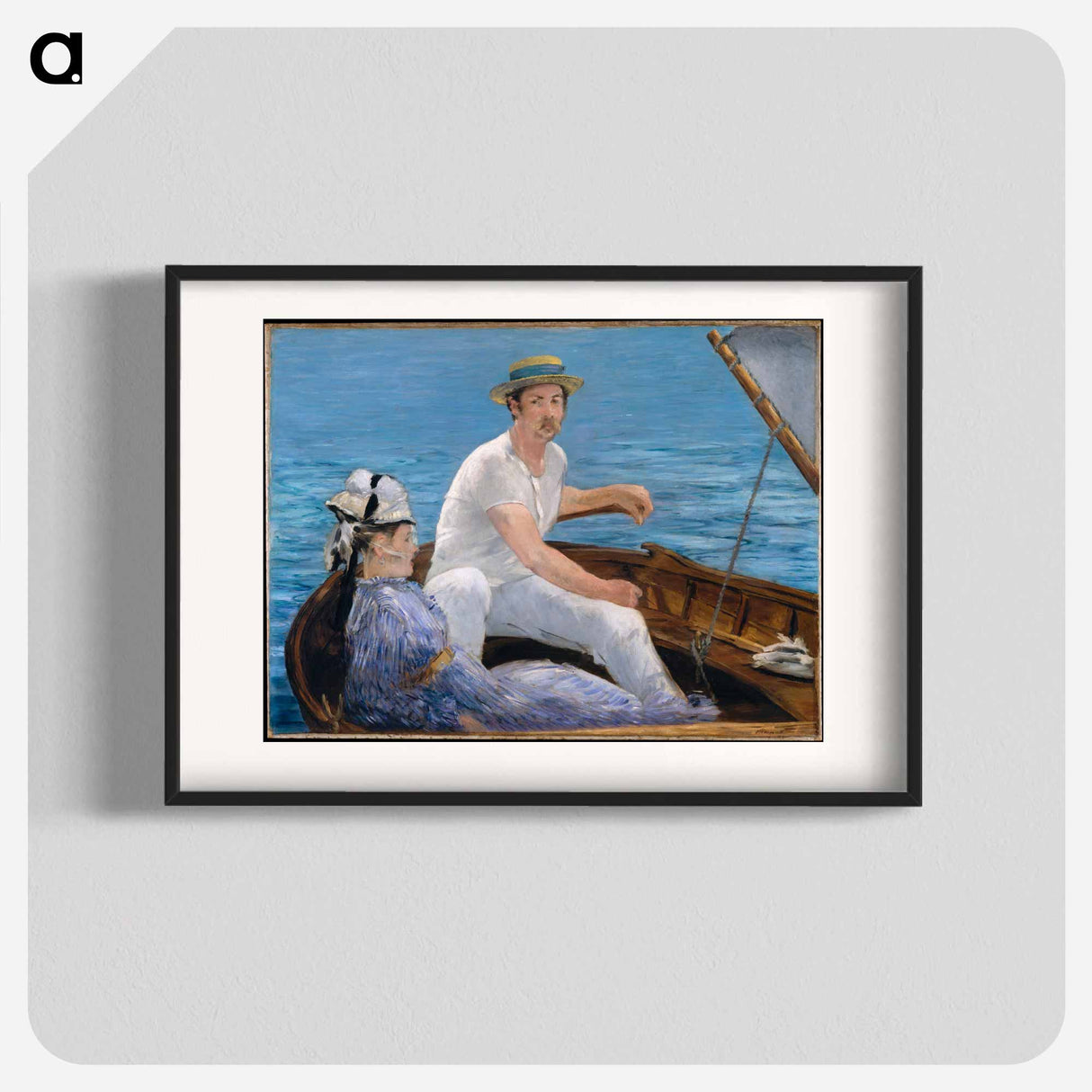 Boating - Edouard Manet Poster.