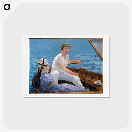 アートポストカード-Boating - エドゥアール マネ Postcard.
