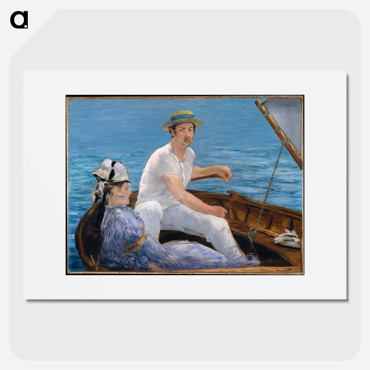 Boating - Edouard Manet Poster.