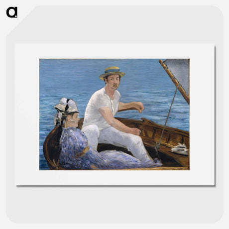 アートポスター-Boating - エドゥアール マネ Poster.