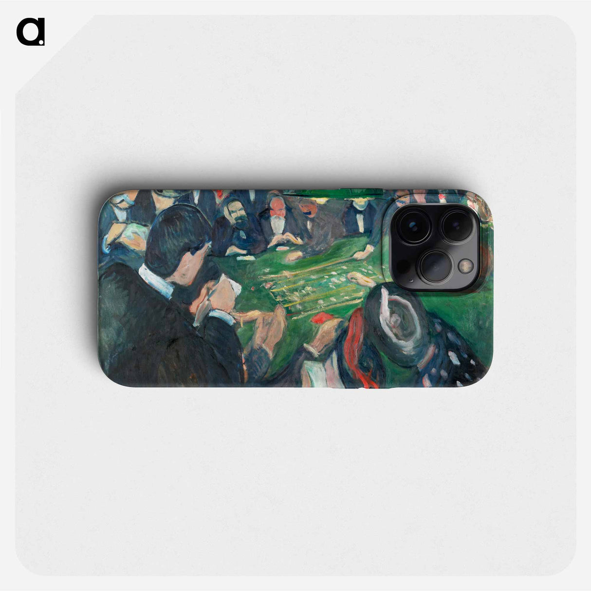 At the Roulette Table in Monte Carlo - エドヴァルド ムンク Phone Case.