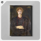 Portrait of Georgiana Burne-Jones - エドワード バーン ジョーンズ Canvas.