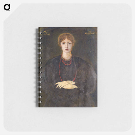 アートメモ帳-Portrait of Georgiana Burne-Jones - エドワード バーン ジョーンズ Memo.