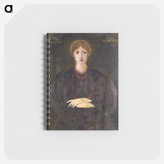アートメモ帳-Portrait of Georgiana Burne-Jones - エドワード バーン ジョーンズ Memo.