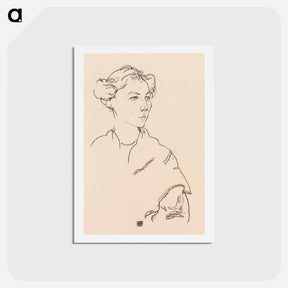 アートポストカード-Lilly Steiner - エゴン シーレ Postcard.