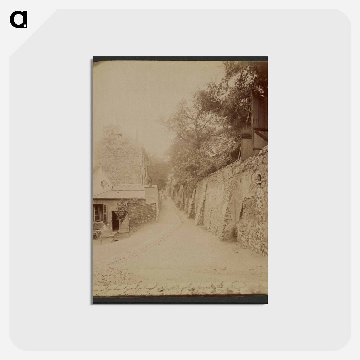 アートポストカード-Rue Saint-Vincent Montmartre
 - ウジェーヌ アジェ Postcard.