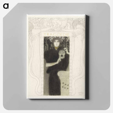 Male Academy Nude in motion - グスタフ クリムト Canvas.