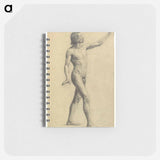 Male Academy Nude in motion - グスタフ クリムト Memo.