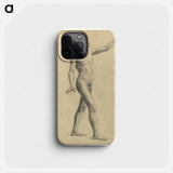 Male Academy Nude in motion - グスタフ クリムト Phone Case.