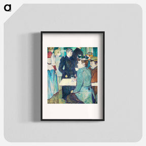 アートポスター-A Corner of the Moulin de la Galette - アンリ ド トゥールーズ ロートレック Poster.