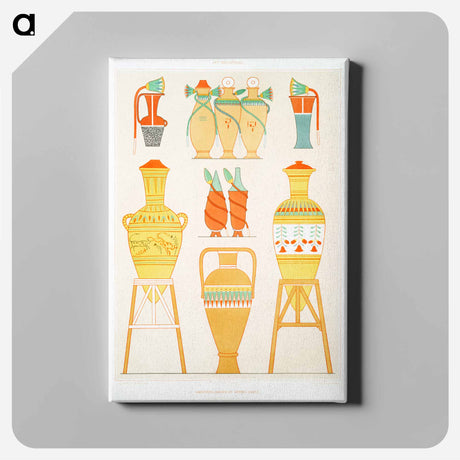 アートパネル-Egyptian Urns
 - エジプト美術史 Canvas.