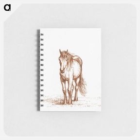アートメモ帳-Standing horse - ジャン ベルナール Memo.