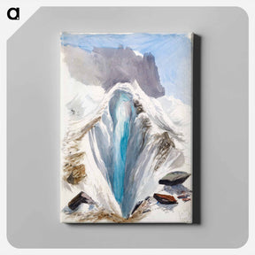 アートパネル-Eismeer, Grindelwald - ジョン シンガー サージェント Canvas.