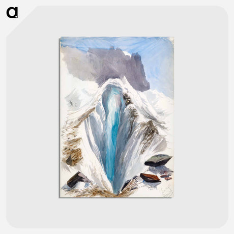 アートポストカード-Eismeer, Grindelwald - ジョン シンガー サージェント Postcard.