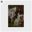 アートポストカード-George Capel, Viscount Malden - ジョシュア レノルズ Postcard.