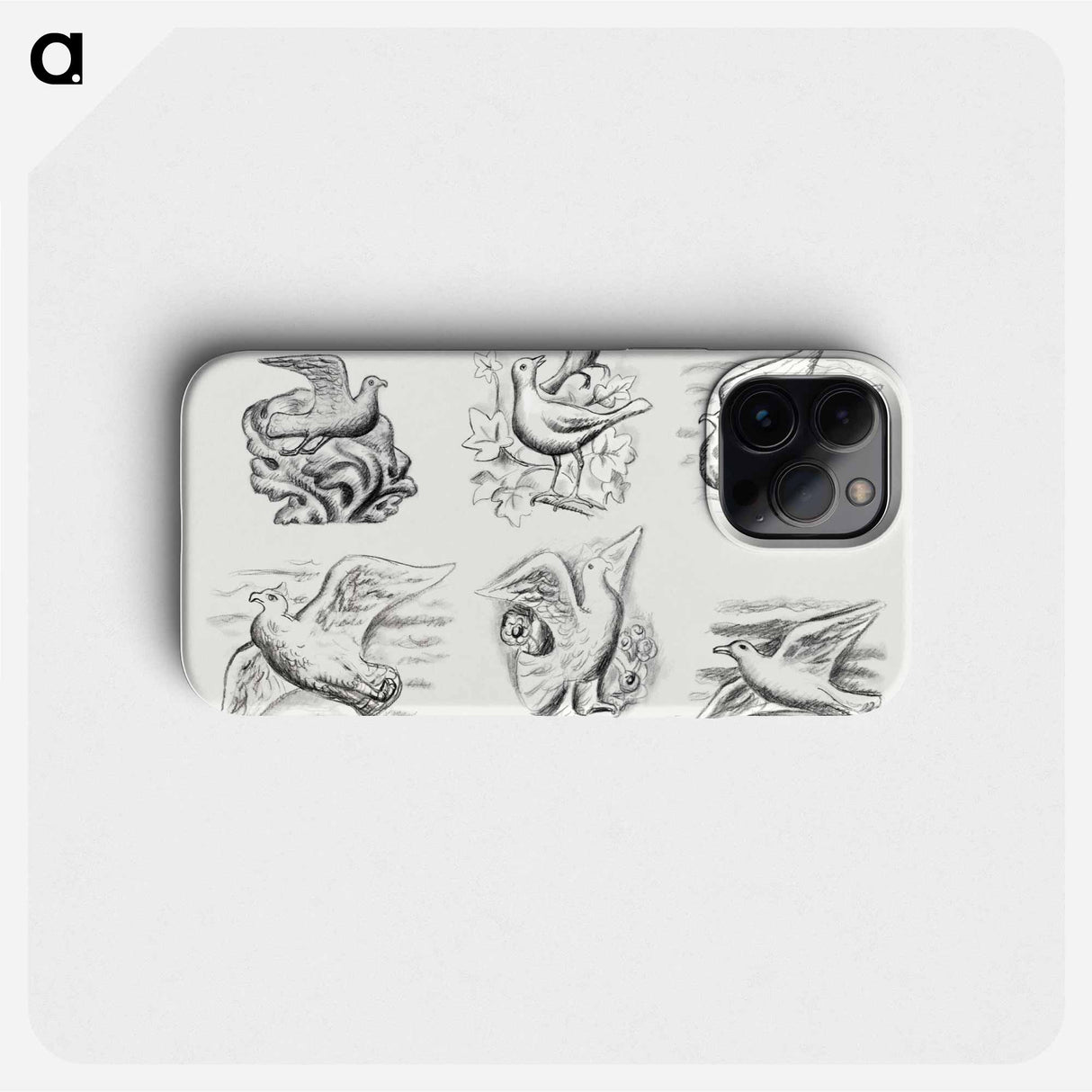 Seven pigeons - Leo Gestell Phone Case.