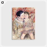 アートポストカード-Woman and Child - メアリー カサット Postcard.