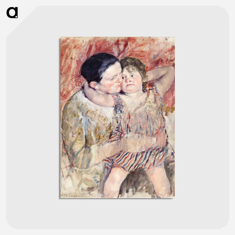 アートポストカード-Woman and Child - メアリー カサット Postcard.