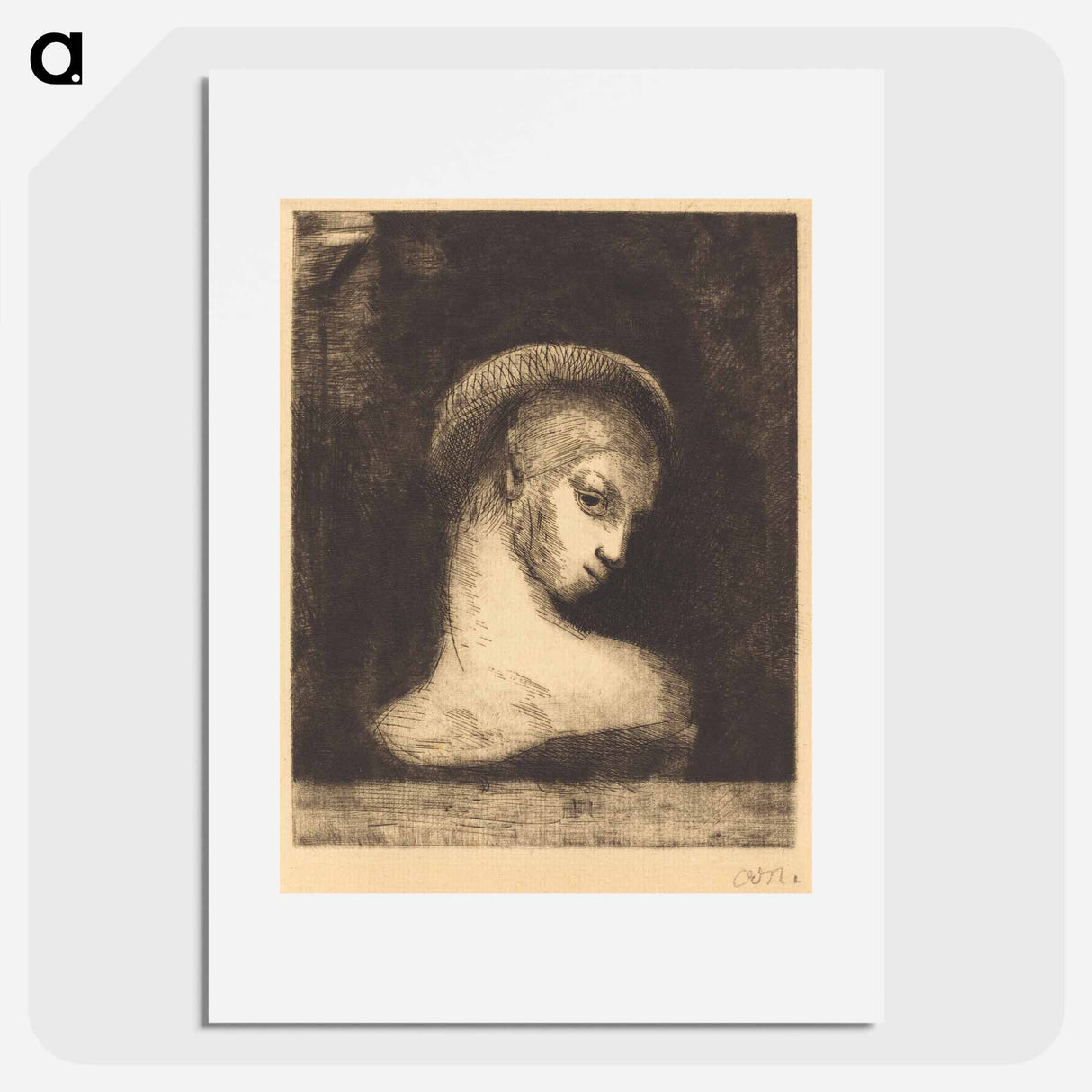 Perversite - オディロン ルドン Poster.