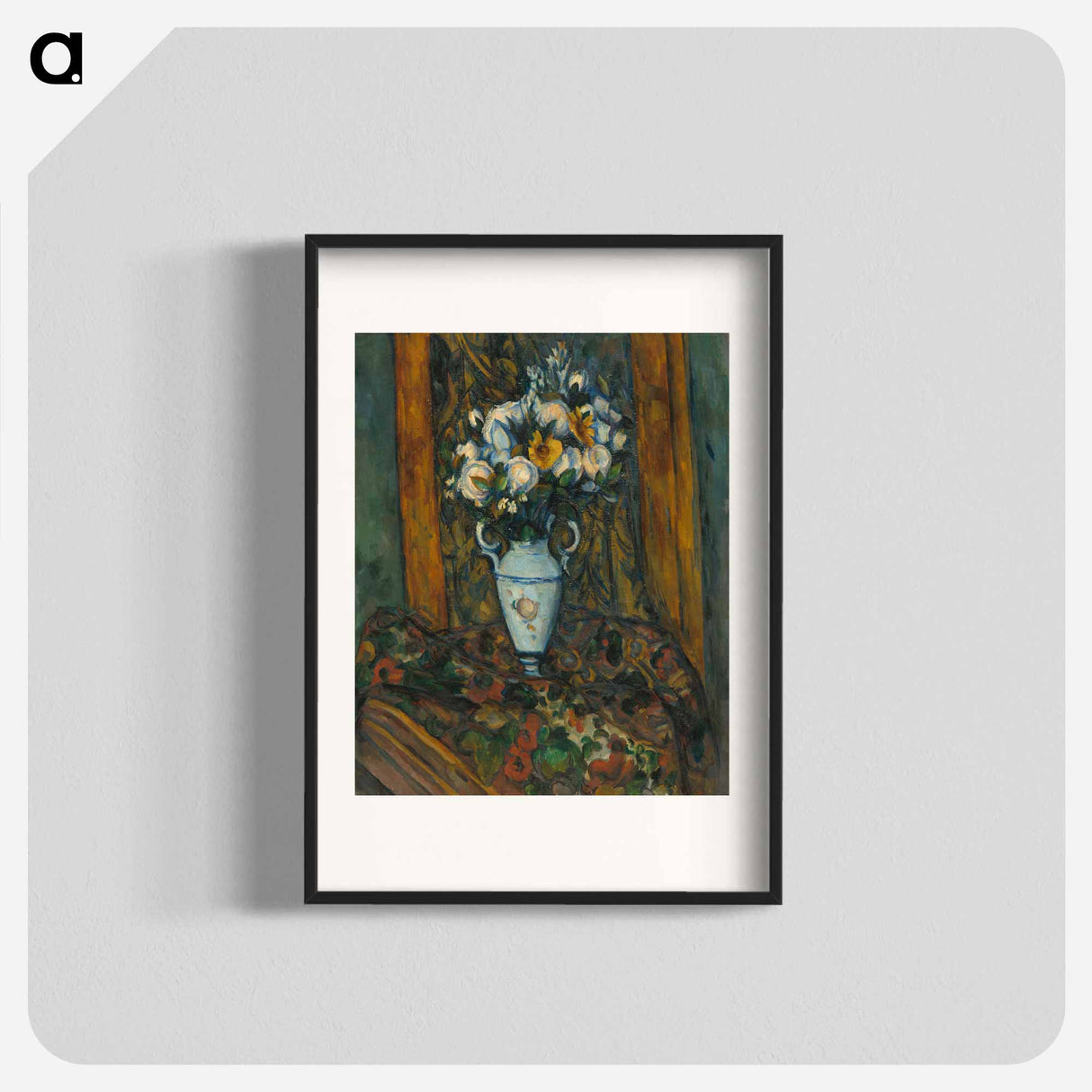 Vase of Flowers - ポール セザンヌ Poster.