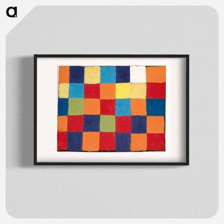 アートポスター-Qu 1" color chart
 - パウル クレー Poster.