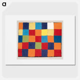 Qu 1" color chart
 - パウル クレー Poster.