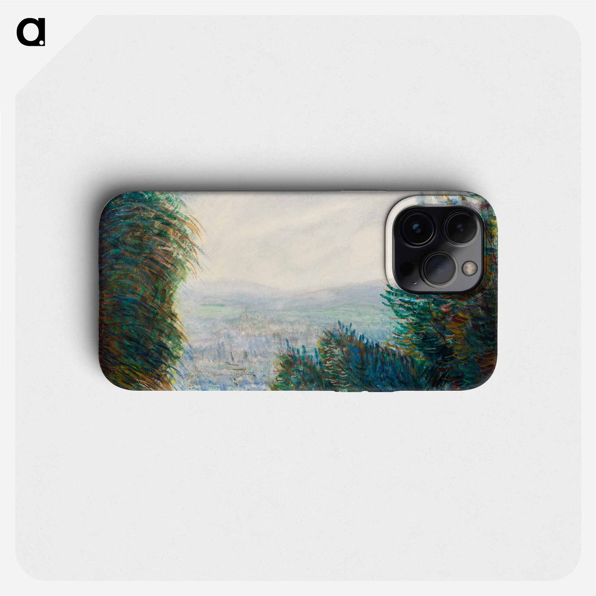 The Auvers Valley on the Oise River - ピエール オーギュスト ルノワール Phone Case.