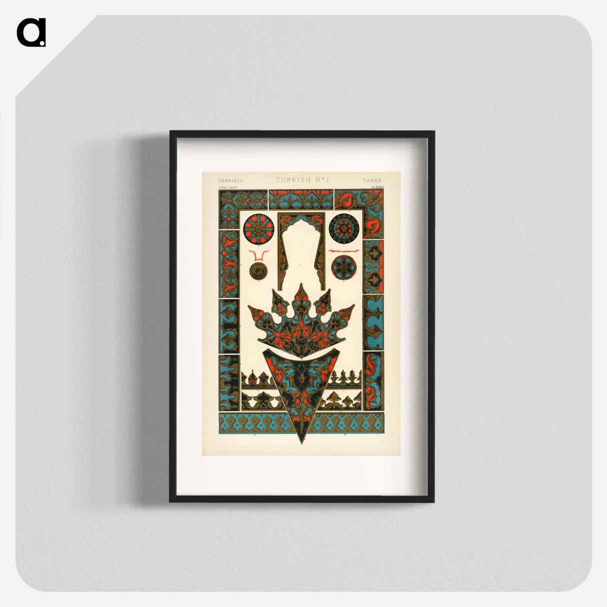 アートポスター-Nineteenth-Century Ornament Pattern
 - 装飾の文法 Poster.