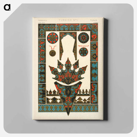 アートパネル-Nineteenth-Century Ornament Pattern
 - 装飾の文法 Canvas.
