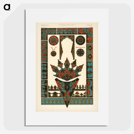 アートポスター-Nineteenth-Century Ornament Pattern
 - 装飾の文法 Poster.