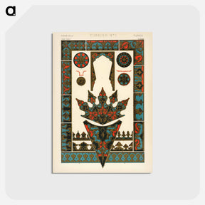 アートポストカード-Nineteenth-Century Ornament Pattern
 - 装飾の文法 Postcard.