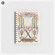 アートメモ帳-Guide for Constructing the Letter X from Mira Calligraphiae Monumenta
 - 書道のお手本 Memo.
