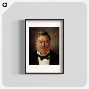 アートポスター-Portrait of August Streng - アルバート エーデルフェルト Poster.