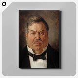 Portrait of August Streng - アルバート エーデルフェルト Canvas.