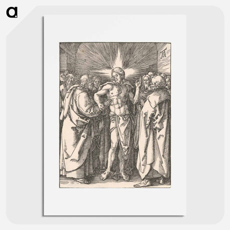 アートポスター-Unbelieving thomas - アルブレヒト デューラー Poster.