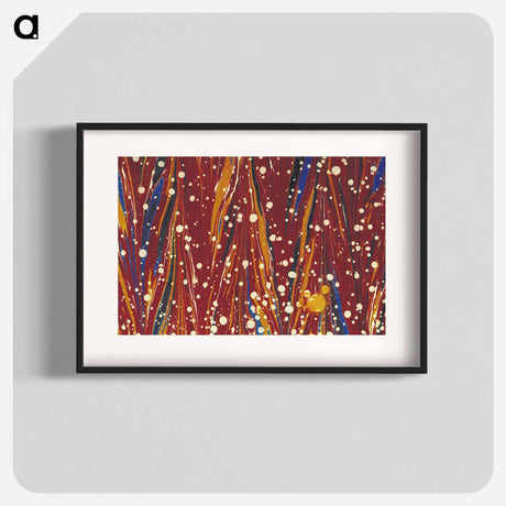 アートポスター-Abstract Red Background
 - 大英図書館 Poster.