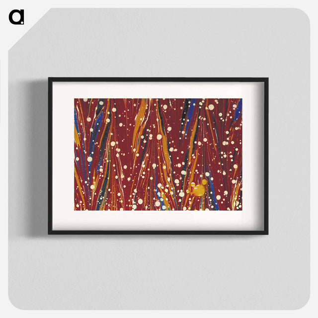 アートポスター-Abstract Red Background
 - 大英図書館 Poster.