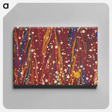 アートパネル-Abstract Red Background
 - 大英図書館 Canvas.