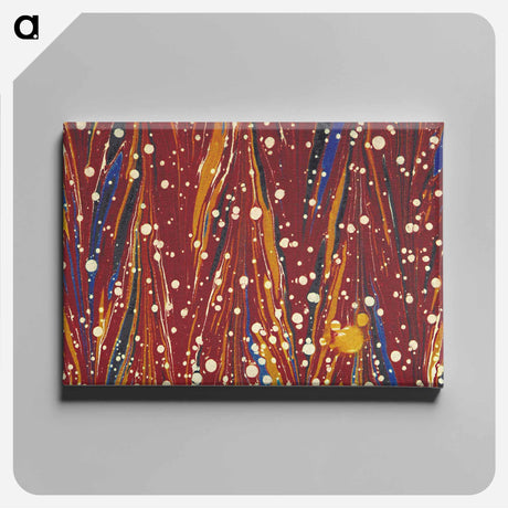 アートパネル-Abstract Red Background
 - 大英図書館 Canvas.