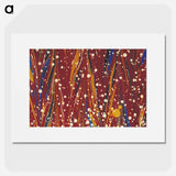 アートポスター-Abstract Red Background
 - 大英図書館 Poster.