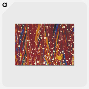 アートポストカード-Abstract Red Background
 - 大英図書館 Postcard.