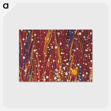 アートポストカード-Abstract Red Background
 - 大英図書館 Postcard.