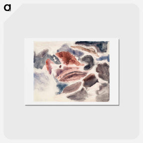 アートポストカード-Fish Series, No. 2 - チャールズ デムス Postcard.