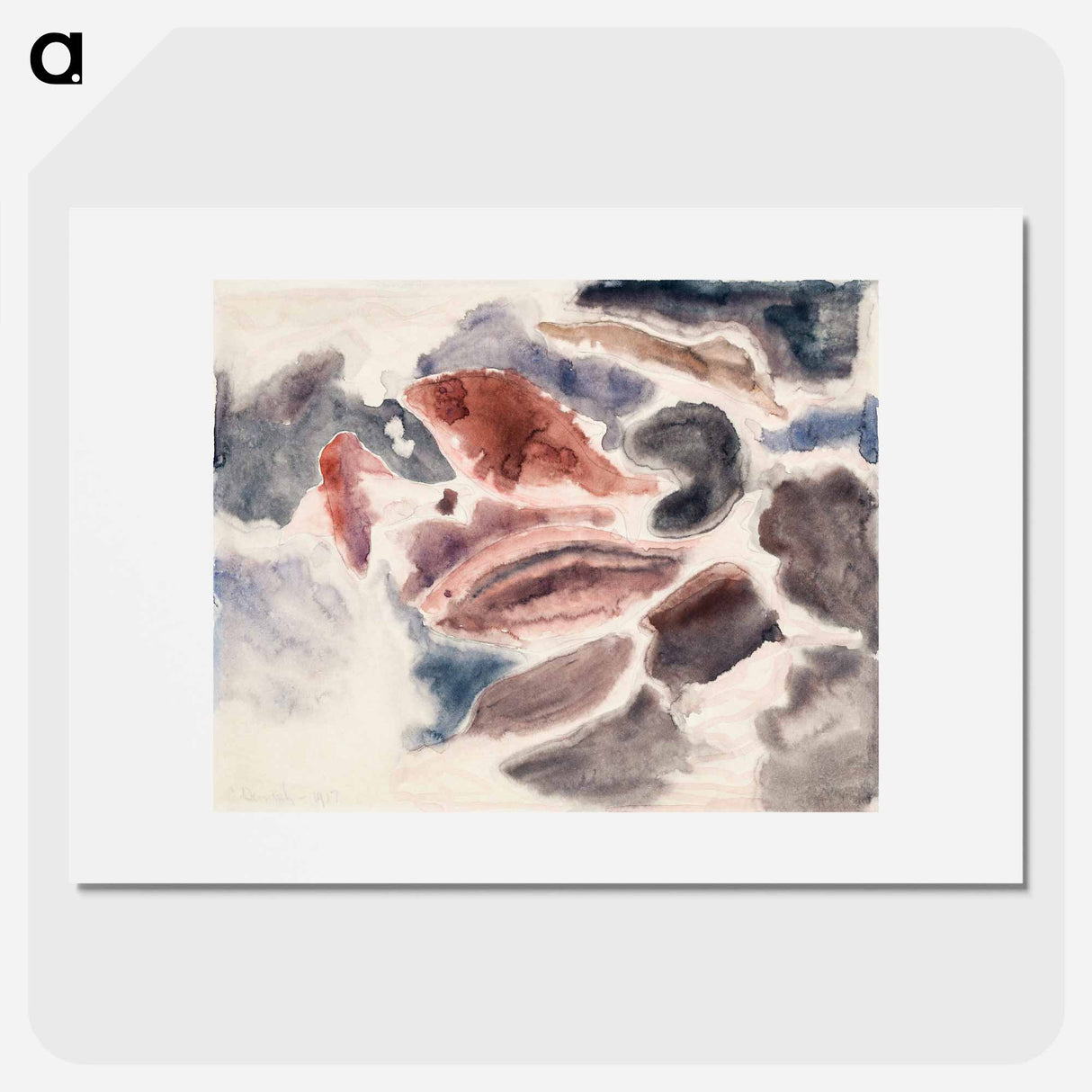 Fish Series, No. 2 - Charles Demuth Poster.