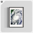 アートポスター-Supertyphoon Megi as Seen by Terra Satellite
 - 上空からの地球 Poster.