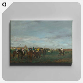 アートパネル-The Races - エドガー ドガ Canvas.